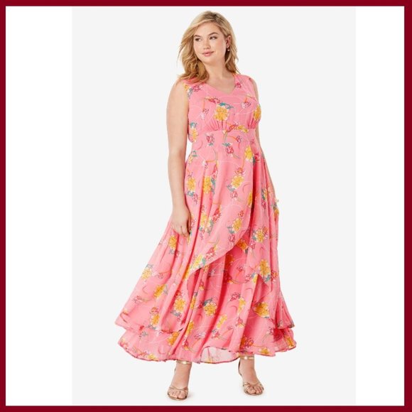 jessica london flyaway maxi dress